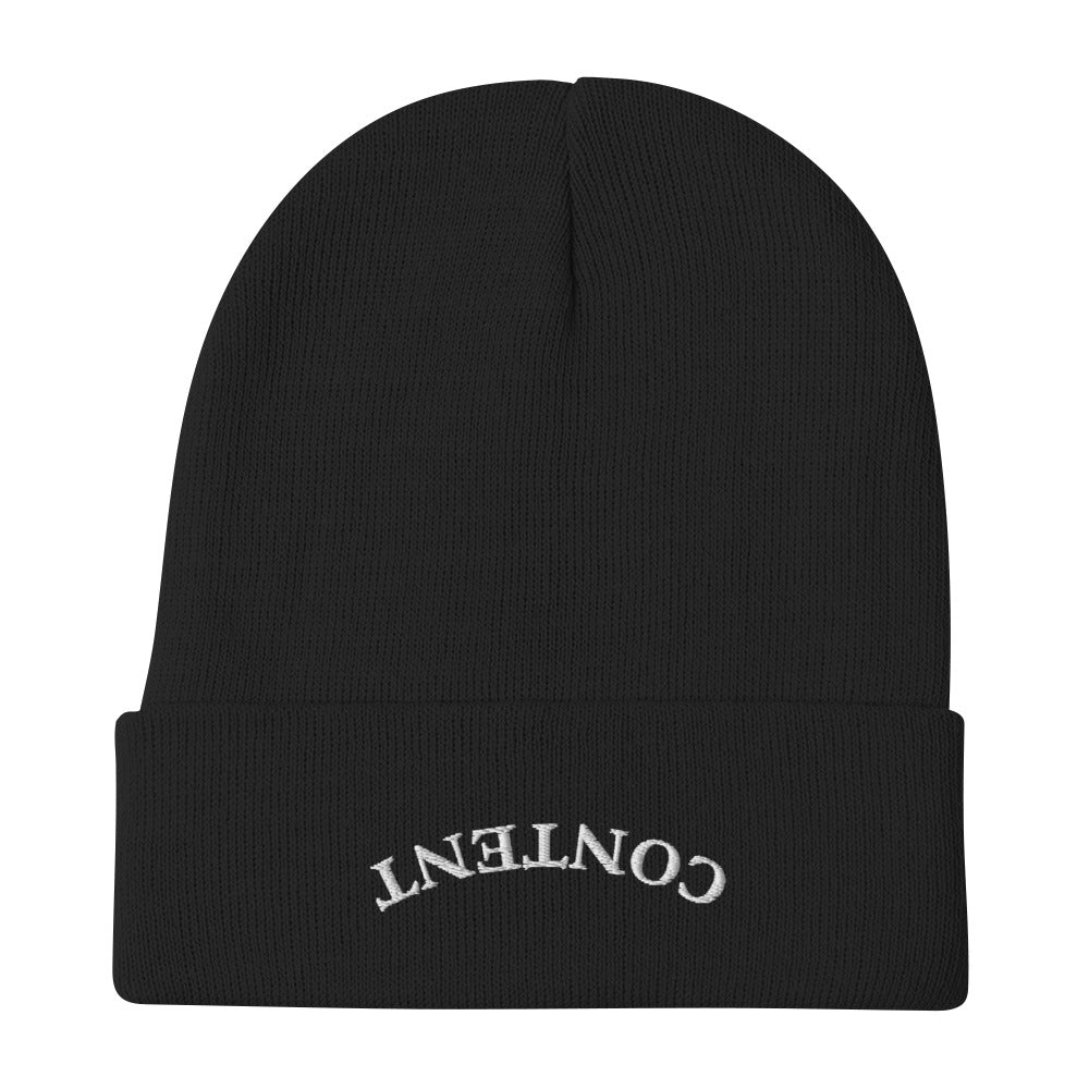 CONTENT Embroidered Beanie